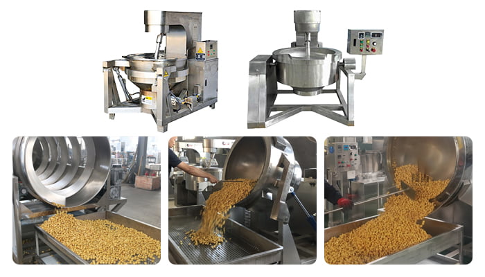 Popcorn making process